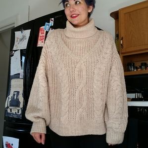 H&M oversized chunky sweater MEDIUM